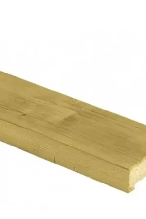 Vuren Afdeklat 2.8 x 7 cm (28 x 70 mm) Groen Geïmpregneerd - Lengte 180 cm Premium
